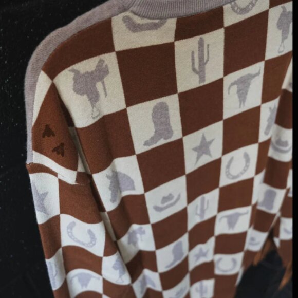 Wild Checkmate Sweater - Women's - Picture 2 of 3